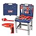 Kids Toy Tool Workbench with Realistic Tools and Electric Drill - 68 Pcs Pretend Play Construction Workshop Toolbench STEM Building Toys
