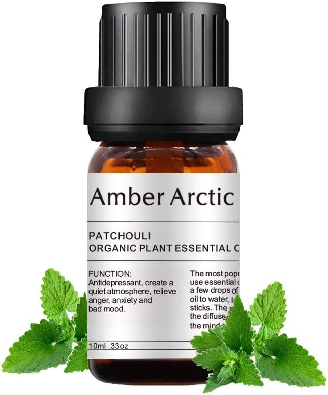 Patchouli Essential Oil, 100% Pure Natural Aromatherapy Essential Oil for Diffuser (10ML)