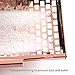 two the nines Womens Gold Clutch Evening Bag Hollow Out Cage Clutch Purse Party Ball Prom, Rose Gold