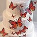 3D MONARCH Butterfly Cake Topper Kit Multi-Sized 30 Butterflies