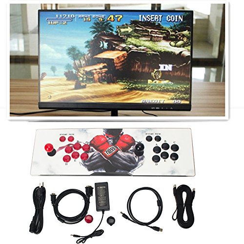 Double Stick Arcade Video Game Console 999 Classic Games 2 Players Pandora's Box 5s with HDMI and VGA Output