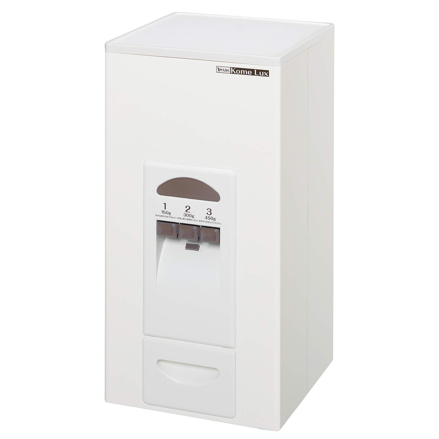 エムケー 計量米びつ 【コメラックス】 米容量23kg スタンダードタイプ RC-323W商品画像