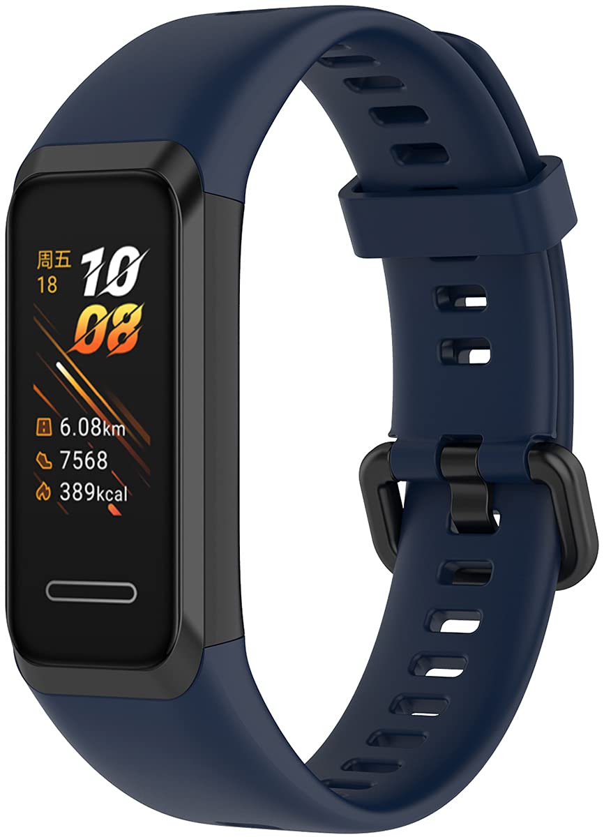 Shieranlee Watch Band Compatible with Huawei band 4/honor 5i Activity Tracker - Sport Watch Band Straps - Black
