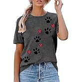 Dog Mama Tshirts Dog Mom Shirts for Women Cute Sunflower Pet Paw Graphic Tees