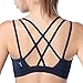 AIYIHAN Women Strappy Sports Yoga Bra High Impact Workout Running Bra