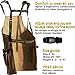 WirtaWork Woodworking Aprons for men and women - Durable Tool Apron with 11 pockets and 2 hammer loops - Comfortable 16oz Waxed Canvas Work Apron protects you from water to sparks. Best Shop Apron 4 U