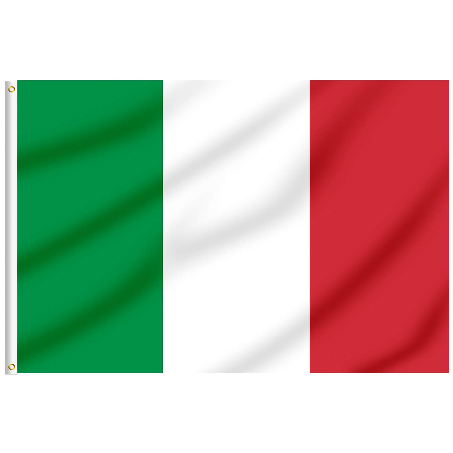 FLAGBURG Italy Flag 5x8 FT, Italy Durable Flag with Print Vivid Color and UV Fade Resistant, Canvas Header and Double Stitched,Outdoors Indoors Flags with Brass Grommets โ image 1