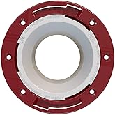 Oatey 3 in. or 4 in. PVC Closet Flange with Metal Ring without Test Cap
