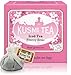 Kusmi Tea - Rose Green Tea - Delightful Organic Chinese Green Tea Blend Rolled in Rose Petals - All Natural, Premium Loose Leaf Green Tea in 10 Large Eco-Friendly Tea Bags (1 L/Bag)