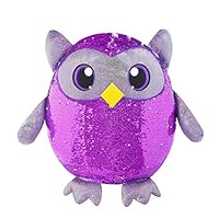 SHIMMEEZ, 8" Oliver Owl, Sequin Plush Stuffed Animal