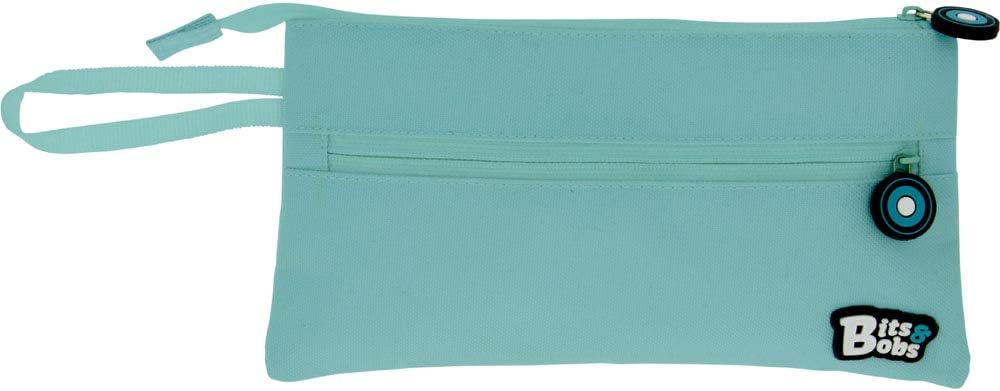 Grafoplas Bits & Bobs 37543831 Pencil Case Flat Light Blue 23.5 x 12 cm, 23,5x12cm