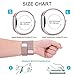 Find-MyWay Compatible with Fitbit Charge 2 Band,Charge 2 Accessories Stainless Steel Bracelet Women Men Wristbands Strap Rose Gold Silver Compatible for Charge 2 Fitness Tracker