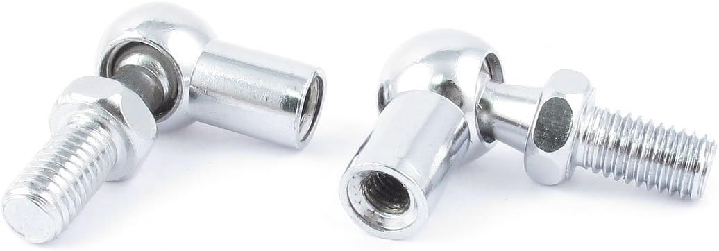 Amazon Uxcell ガススプリングロッドエンドフィッティング 2個 シルバートーン 金属 40 28 X 16mm 長さ 幅 深さ スプリング 車 バイク