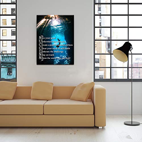 Visual-Art-Decor-Success-Inspirational-Quote-Ocean-Diving-Exploration-Canvas-Poster-Motivational-Motto-Giclee-Prints-Home-Office-Bedroom-Wall-Decoration-Gift-Ready-to-Hang