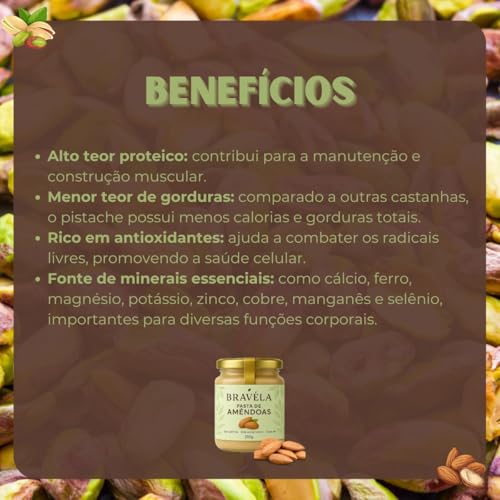Pasta Nuts De Amêndoas 210g Pura 100% Natural Sem Açúcar
