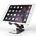 Skomet Foldable Aluminum Phone and Tablet Stand, Holder, Dock for iPhone, iPad, Samsung, Tablet and All Smartphone Devices - with Dual Adjustable Panels (Black)