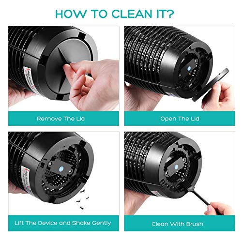 YUNLIGHTS Electronic Bug Zapper, Mosquito Zapper UV Light, Fly Trap, Mosquito Lamp, Insects