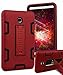 TIANLI for Samsung Galaxy Tab A 8.0 Case Heavy Duty Protective Case with Portable Tablet Kickstand Cover for Samsung Galaxy Tab A 8.0 inch Tablet (SM-T350) Red Black