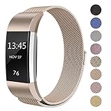 SWEES for Fitbit Charge 2 Bands Metal Small & Large (5.5