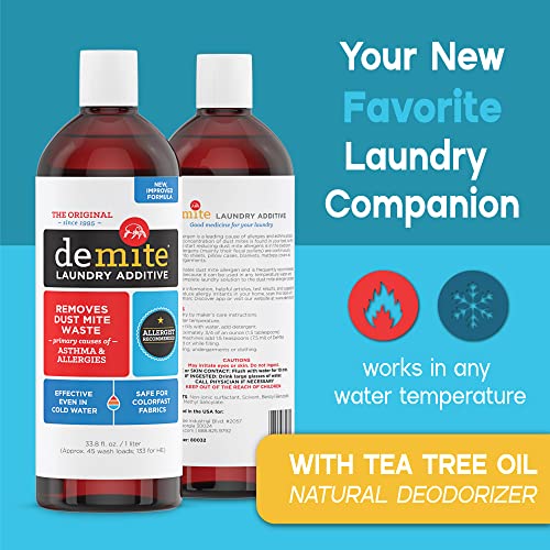 DeMite Laundry Additive Dust Mite Waste Remover For Allergy Relief