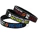 Inkstone 12 pcs Football Motivational Silicone Bracelets – Sports Wristbands with Inspiring Quotes, Team Spirit Gifts & Football Party Favors