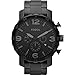 Fossil Nate Brushed Steel Watch