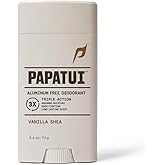 Papatui by Dwayne Johnson Aluminum-Free Deodorant for Men | Odor Protection, Moisture Absorption, Skin Nourishing Formula | Vanilla Shea | 2.6oz