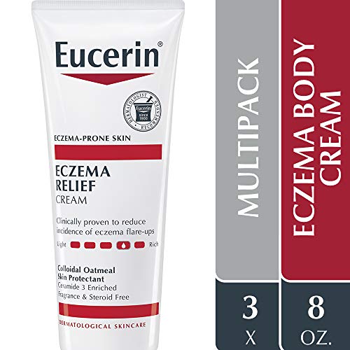 Eucerin Eczema Relief Cream, Full Body Lotion for EczemaProne Skin