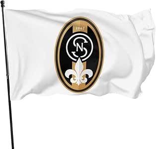 Genérico Brands - Bandera de Nueva Orleans con logotipo de fútbol