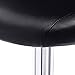 COSTWAY Height Adjustable Bar Stools Set of 2, Swivel Counter Stools w/Hollow Back & Footrest, Heavy-Duty Metal Frame Upholstered Pub Stools, Swivel Breakfast Chairs for Bar, Kitchen, Black