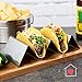 Large Stainless Steel Metal Taco Holder Stand | 2 Pack | Quality Gifts for Women Men Kids| Kitchen Gadgets Safe for Oven Rack, Grill, Dishwasher Restaurant Baking