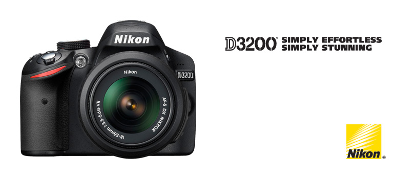 Nikon D3200 now in stock!