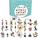 Advent Calendar 2021 kids Wooden Charms Unique Style 24 Wood Ornament Figures Amusing Christmas Countdown Fun Learning for Kids
