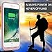 iPhone 7/iPhone 8 Battery Case, VinPone Rechargeable Extended iPhone 7 8 Battery Portable Charger for iPhone 7, iPhone 8 (4.7inch) Power Charging Case Pack Juice Bank -Rose Gold