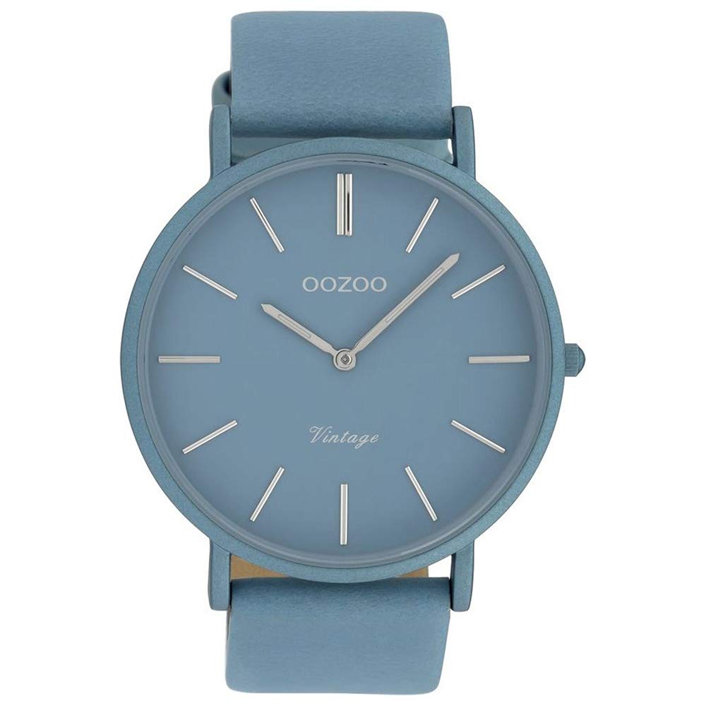 Oozoo Damenarmbanduhr Light Blue Analog C9877 Vintage Leather Bracelet UOC9877 an Offer Made by IMPPAC