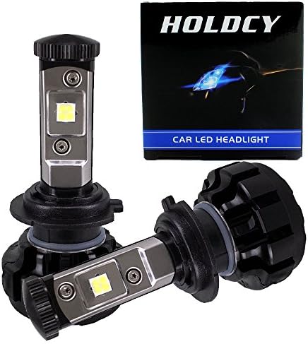 HOLDCY Car LED Headlight Bulbs Canbus Conversion Kit - H7 Single Beam,Best Car Headlamp Top CREE (XHP50+XM-L2) 80W 9600lm 6000K Cool White Adjustable Beam, Auto parts Waterproof 2 Yre Warranty