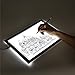 A4 Light Box, AGPtek LED Artcraft Tracing Light Pad Ultra-Thin USB Power Cable Dimmable Brightness Tatoo Pad Animation, Sketching, Designing, Stencilling X-ray Viewing W/USB Adapter (PSE Approval)