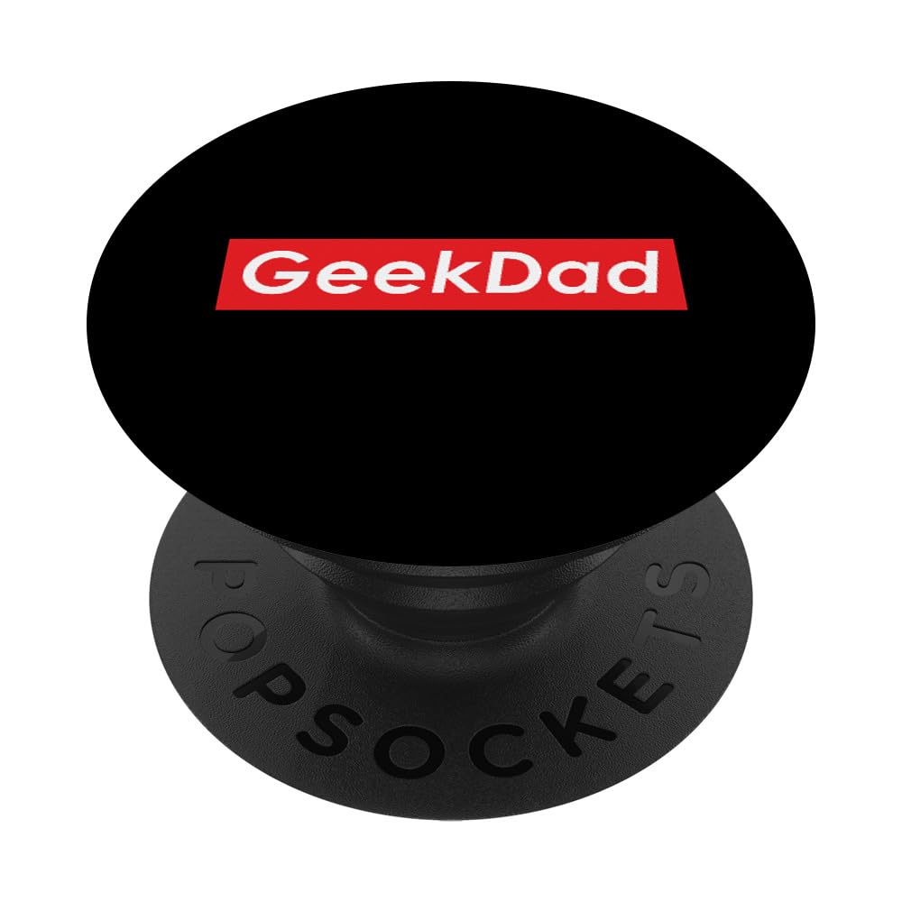 Geek Dad Gamer Nerd Cool Daddy Gift For Nerd Gamer Dads PopSockets Adhesive PopGrip