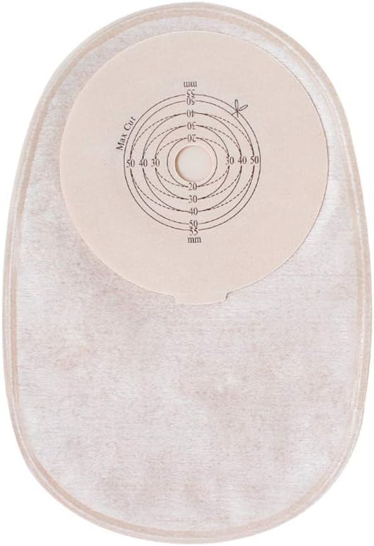 YOUGL Ostomy Bag, Medicals Closed Colostomy Bags, for Body Stoma Care,Onepiece System,Pack of