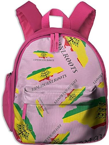 Jamaican Roots Jamaica Flag Tree Boys Laptop Student Backpack Super Bookbag For Home Office