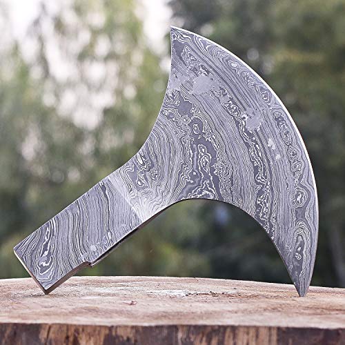 JNR TRADERS Handmade Damascus Steel Axe Hatchet Head Forged Damascus Steel VK2040