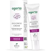 Agarta Eye Contour Cream with Coenzyme Q10 – Hydrating & Smoothing Care for a Brighter-Looking Eye Area, Daily Botanical Skincare, Vegan Formula – 0.68 fl oz
