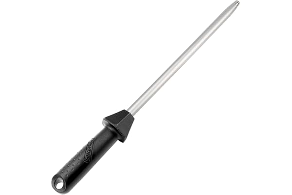 SHARPAL 119H Diamond Solid Sharpening Steel | Knife Blade Sharpener Honing Rod, Professional, Kitchen Chef Stick