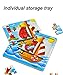 Vileafy Puzzle Party Favors for Kids, Popular Bulk Puzzles Among Children, 12-Pack with Individual Storage Tray & Organza Bag, 5 3/4