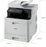 Brother DCP-L8410CDW Colour Laser Printer Wireless USB Network A4 UK Plug view 3