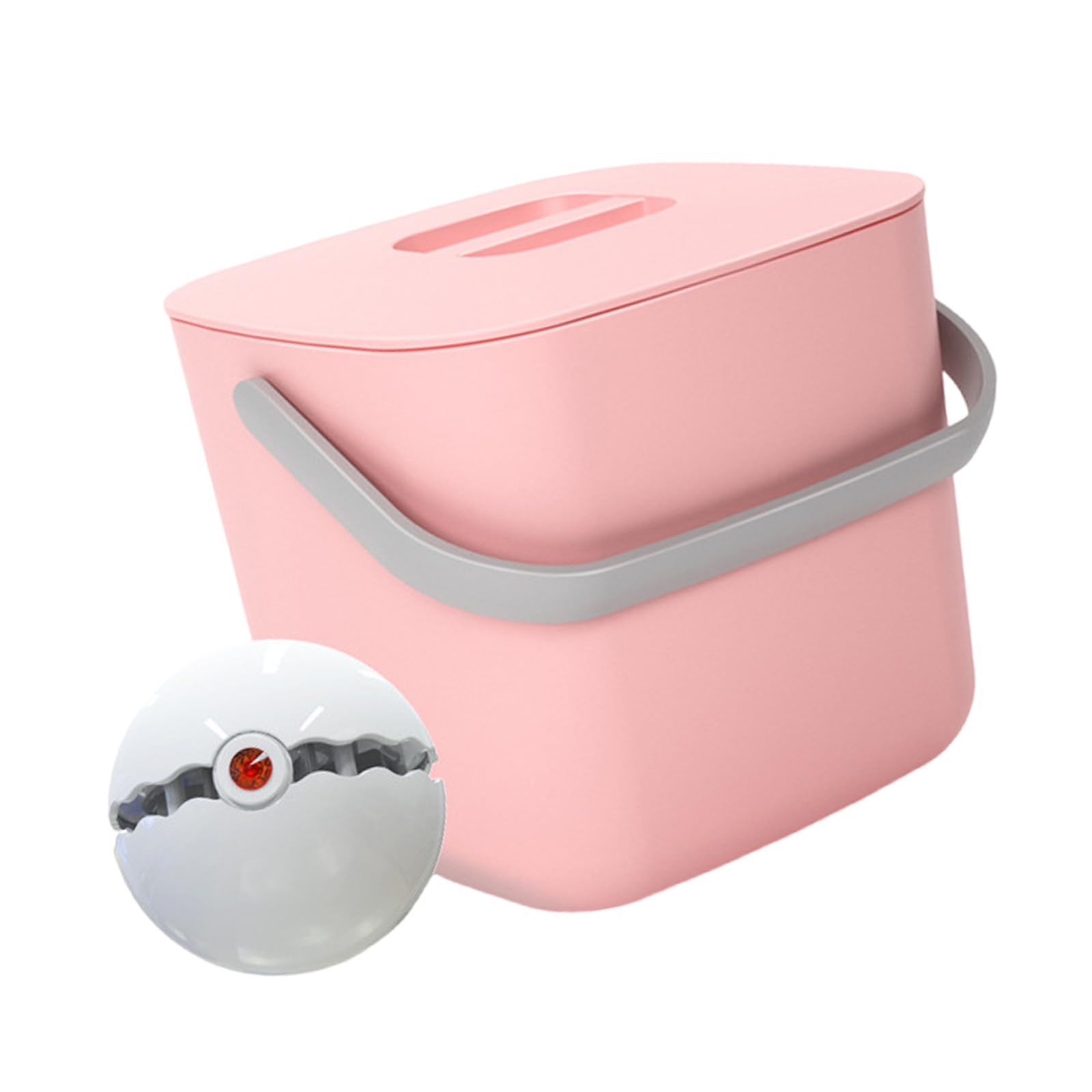 SPONGL Fruit Vegetable Machine Automatic Food Washer with Detachable Bucket ABS Texture Perfect for Home Kitchen Use
