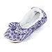 Snoozies Women's Lightweight Tweed Ballet with Bow Slipper Socks