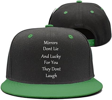 ToddBurke Adjustable Plain Cap for Men and Women Mirrors Dont Lie and Luckey for You They Dont Laugh Sun Hats for Sports Golf Running Fishing Baseball Cap