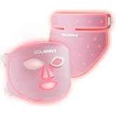 Solawave Light Therapy Face Mask &amp; Neck and Chest Mask| Red, Deep Red, Near Infrared &amp; Amber LED Lights