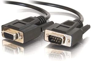 C2G 25FT DB9 M/f Straight Thru Ext Cable Black